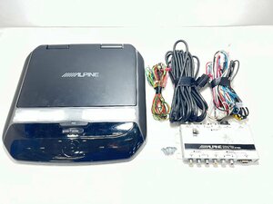 ALPINE アルパイン フリップダウンモニター TMX-R1500 10.2インチ 動作確認済み 〇24006571三K2203〇