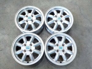 ダイハツ純正 ミラジーノ L700S L710S MINILITE ミニライト 14インチ アルミホイール 4本セット 14×4.5J＋45 PCD100 4穴●24005679三L108