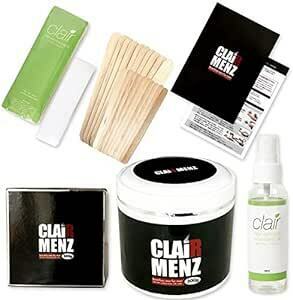 ブラジリアンワックス メンズ専用 clair Menz wax スターターキット 初めてのブラジリアンワックス脱毛 メンズ脱毛専用