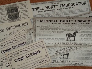  England fur masi- label, envelope & leaflet 15 sheets 