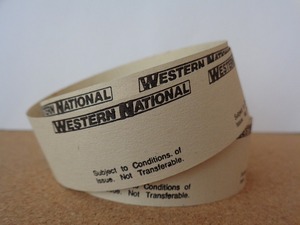  Англия roll билет Western National