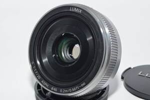 【特上品】 パナソニック(Panasonic) 単焦点レンズ マイクロフォーサーズ用 ルミックス G 20mm/F1.7 II ASPH. シルバー H-H020A-S　#7041
