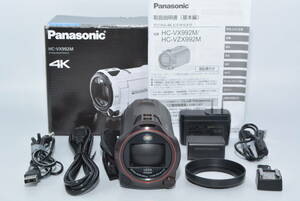 【特上品】 パナソニック 4K ビデオカメラ VX992M 64GB 光学20倍ズーム カカオブラウン HC-VX992M-T　#7085