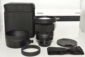 [ finest quality goods ] Sigma (Sigma) SIGMA Sigma Canon EF mount lens 105mm F1.4 DG HSM single burnt point seeing at distance full size Art single‐lens reflex exclusive use #7120