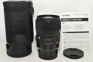 【特上品】 シグマ sigma 35mm F1.4 DG HSM ライカL用　#7136