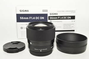 【特上品】 シグマ(Sigma) SIGMA シグマ 富士フイルム Xマウント レンズ 56mm F1.4 DC DN #7140
