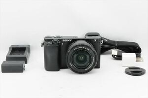 ★美品★SONY α6000 ILCE-6000 ブラック 付属品有 #12931MCV