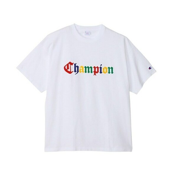 TE/ Champion （チャンピオン）ショートスリーブTシャツ 24SS ホワイト C3-Z331　Ｍサイズ