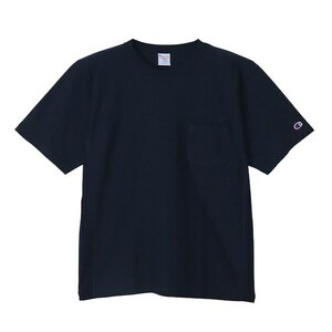 TE/ Champion （チャンピオン）リバースウィーブ(R) ショートスリーブポケットTシャツ ネイビー C3-Z319　Lサイズ