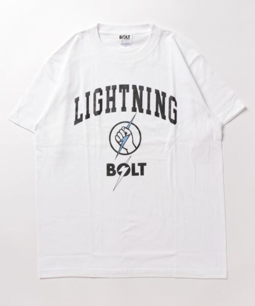 MO/LIGHTNING BOLT(ライトニング ボルト)Mサイズ LIGHTNING TEE WHITE LB-LB2303