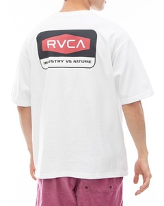 MO/RVCA (ルーカ)Mサイズ HEXBOX Ｔシャツ WHT BE04A238