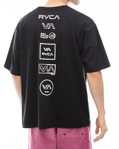 MO/RVCA (ルーカ)Mサイズ ALL LOGO Ｔシャツ BLK BE04A236