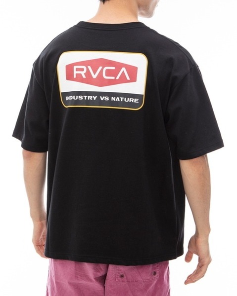 TE/RVCA (ルーカ) HEXBOX Ｔシャツ BLK BE04A238 Ｍサイズ