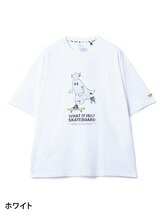 MO/（What it isNt）ART BY MARKGONZALES 】マークゴンザレス ゴーストライドBIGTシャツ WHT(06) Lサイズ 2H7-14334_画像1