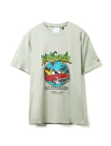 MO/（What it isNt）ART BY MARKGONZALES 】アートバイ マークゴンザレス 】オープンカーエンジェルTシャツ MINT(54) XLサイズ 2H7-14331