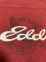 Eddie Bauer エディー バウアー 半袖Tシャツ (Ｍ)綿100% レッド_画像3