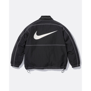 新品 L シュプリーム ナイキ Supreme Nike Ripstop Pullover プルオーバー ジャケット 24SS ブラック BLACK リフレクターの画像7