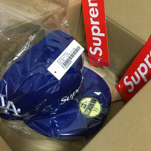 新品 7 3/8 シュプリーム Supreme MLB Teams Box Logo New Era ニューエラ Los Angeles Dodgers ドジャース 大谷 24SSの画像2