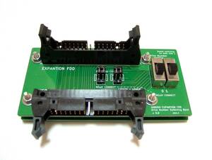 X68000 exclusive use FD Drive oriented Drive number modification possible relay basis board 