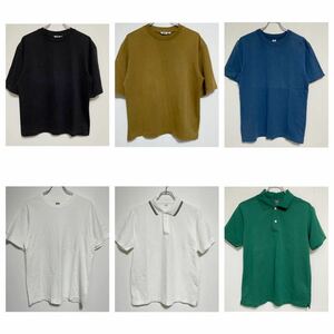 UNIQLO ユニクロ メンズ 半袖 UT 半袖ポロシャツ Mサイズ6枚まとめ売り エアリズム AIRism