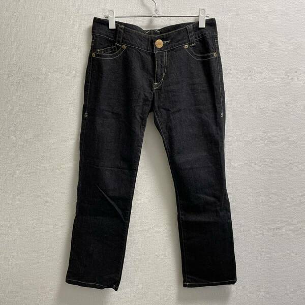 DKNY JEANS ダナキャランニューヨーク レディース デニム スキニーパンツ 黒 9号 ジーンズ