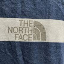 THE North Face ノースフェイス メンズ 半袖Tシャツ Lサイズ ボーダー ネイビー 白_画像5