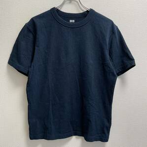 UNIQLO ユニクロ メンズ クルーネックT ネイビー Mサイズ 半袖Tシャツ 仕事 作業用