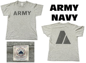 希少USA買付ARMY半袖Tシャツ★アーミーネイビー★グレー★S