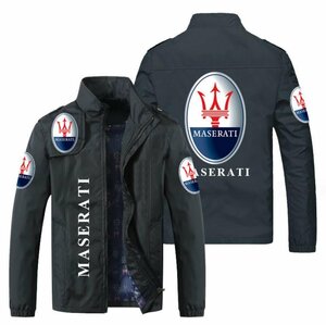 05★新品★マセラティ★モータースポーツ ロゴ 冬服 防水防風ジャケット アウトドアスポーツウェア 釣り服 長袖 スレーシング スウェット