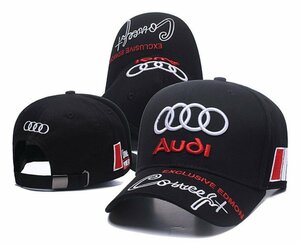 03 アウディ キャップ Audi ロゴ 野球帽 刺繍 スモーター帽子 車帽子 メンズ レディース バイク帽子 男女 キャップ帽子 男女兼用