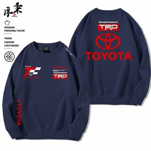 04★新品★トヨタ TOYOTA TRD★モータースポーツ ロゴ カジュアルな服 メンズ 長袖Tシャツ 長袖 スウェット 休暇服★XXXLサイズ★