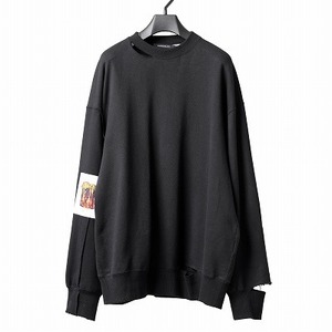 ALMOSTBLACK SLASH CUT SWEAT PULLOVER 定価35200円 D-VEC A.F ARTEFACT アクロニウム ACRONYM The Viridi-anne JULIUS RAF SIMONS