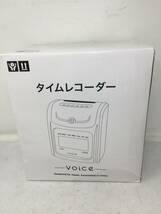 GY-882 VOICE VT-1000 VOICEヴォイス タイムレコーダー VT 鍵2本 説明書付き 動作確認済み_画像1