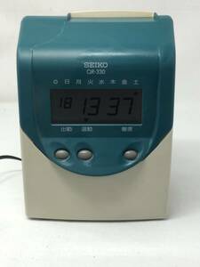 HY-070 operation verification settled SEIKO time recorder QR-330 Seiko shift bite company member time card office supplies 