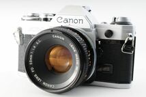 3170R695 キャノン Canon AE-1 SLR Film Camera FD 50mm f1.8 S.C. [動作確認済]_画像1