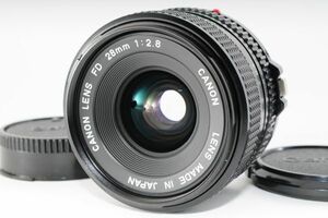 3179R704 キャノン Canon NEW FD 28mm F2.8 MF Wide Angle Lens [動作確認済]