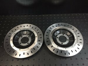 BMW R100RS front disk rotor left right set real movement remove! ( search mono lever out of print vehicle mono suspension R100RT R90 R80 GS monolever latter term type 