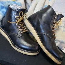 REDWING レッドウィング 8165 アイリッシュセッター IRISHSETTER レザー leather ブーツ BOOTS 皮革 shoes 米国製 black ブラック シューズ_画像9