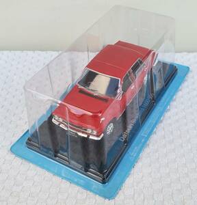 新品 未開封品 現状品 アシェット 1/24 国産名車コレクション ダットサン ブルーバード 1600 SSS 1969年式 ミニカー 日産 車プラモサイズ 