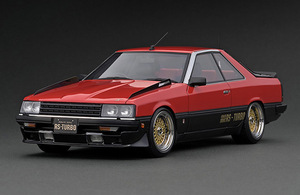  free shipping IG 1/18 ignition model Nissan R30 Skyline RS-TURBO 2348 BBS ignition model minicar Nissan NISSAN