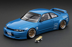 オンライン限定 スケボー IG 1/18 ignition model ニッサン BCNR33 PANDEM スカイライン GT-R 3027 イグニッションモデル ミニカー 日産 