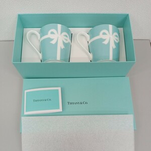 TIFFANY マグカップ ティファニー ブルーリボン　ブルーボックス　6910