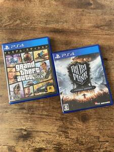  free shipping!PS4 Grand theft auto V(glasef).f Lost punk used 