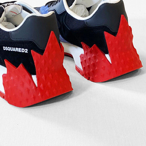 定価10.7万 ディースクエアード DSQUARED2 圧倒的な履き心地を生むメイプル64デザイン レザーコンビスニーカー 靴 シューズ イタリア製の画像5