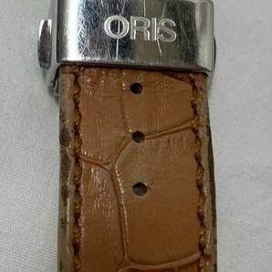 ORIS レクタンギュラー 自動巻 裏スケ デイデイト 585-7525-40-02の画像5