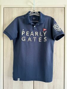 【PEARLY GATES】パーリーゲイツ ポロシャツ 紺 サイズ5