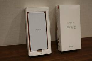 ■新品未使用■Y!mobile■SONY Xperia Ace III A203SO ブリックオレンジ■