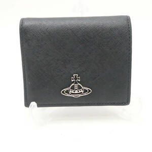 美品 VivienneWestwood ヴィヴィアンウエストウッド 財布 二つ折り ロゴ AT285C