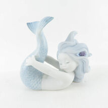 美品 LLADRO リヤドロ 1016「可愛いマーメイド」 フィギュリン 置物 陶器人形 オブジェ 人魚 SY8726H_画像1