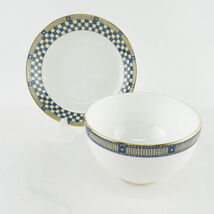 美品 WEDGWOOD ウェッジウッド SAMURAI サムライ ジャパニーズカップ&ソーサー 湯呑 受け皿 SY8758H_画像2